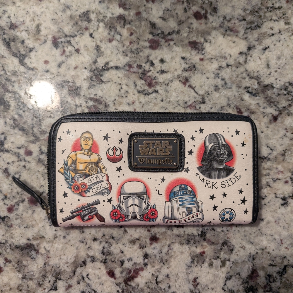 Loungefly Star Wars Character Wallet - Black and White